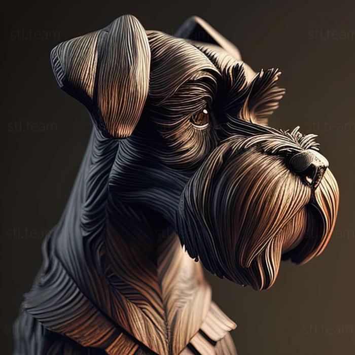 Animals Zwergschnauzer dog