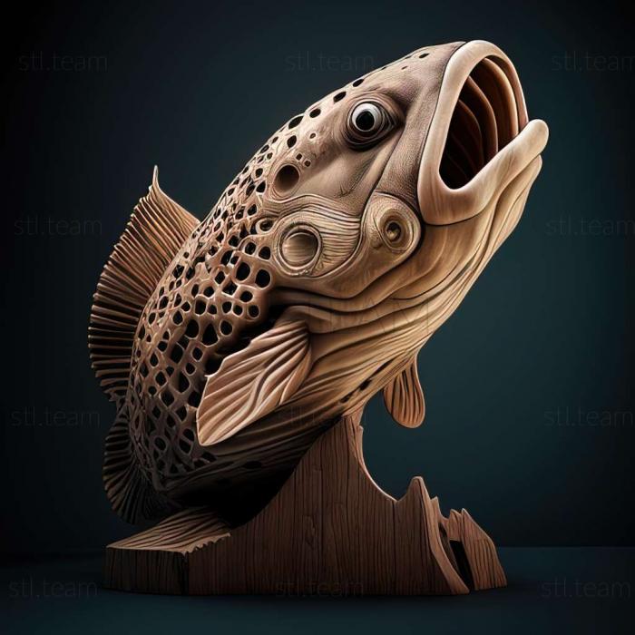 3D модель Epinephelus amblycephalus (STL)