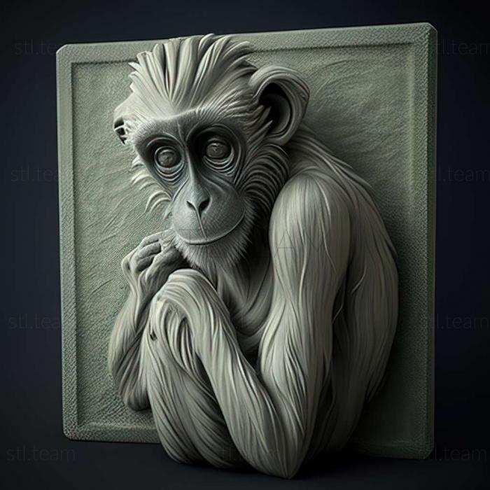 3D model Piliocolobus epieni (STL)