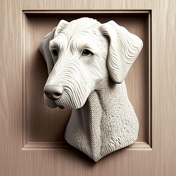 Animals Bedlington Terrier dog