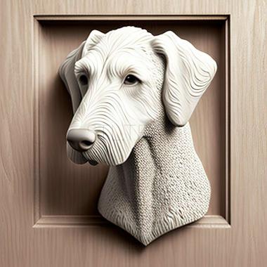 3D model Bedlington Terrier dog (STL)