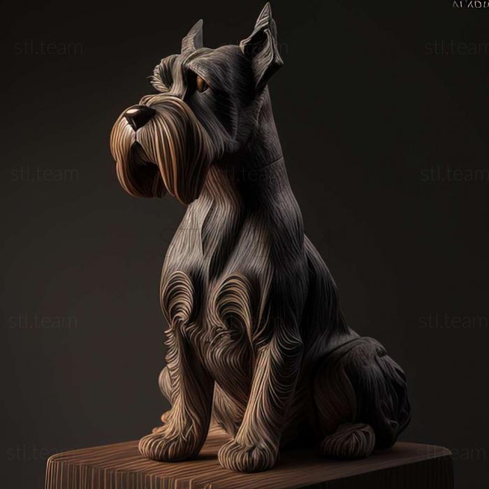 Animals Zwergschnauzer dog