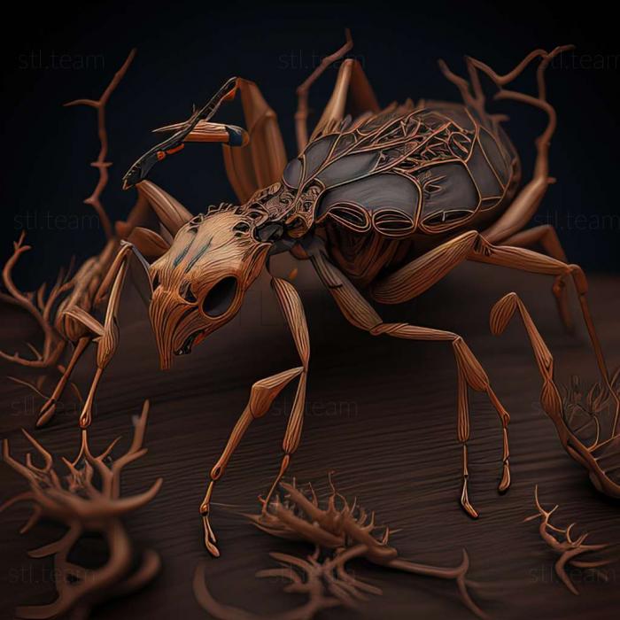 3D model Myrmica aimonissabaudiae (STL)