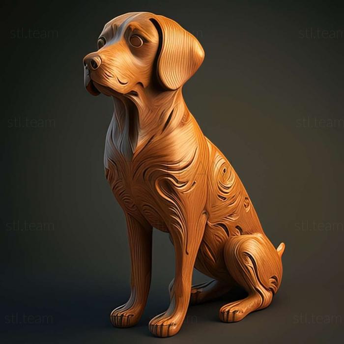 3D модель Собака породы алан (STL)