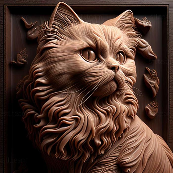 3D model Flour cat famous animal (STL)