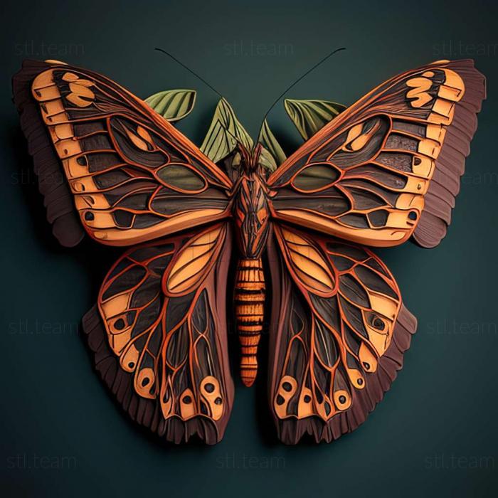 3D модель Ornithoptera aesacus (STL)