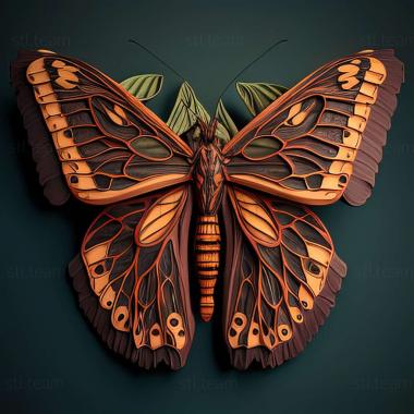 3D model Ornithoptera aesacus (STL)