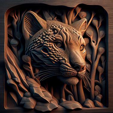 3D модель Panthera crassidens (STL)