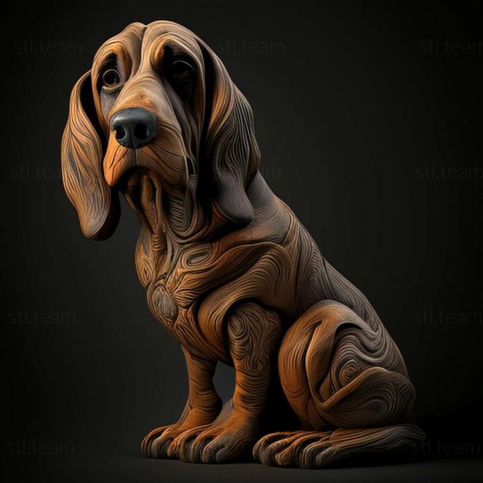 3D модель Смоландська гонча собака (STL)