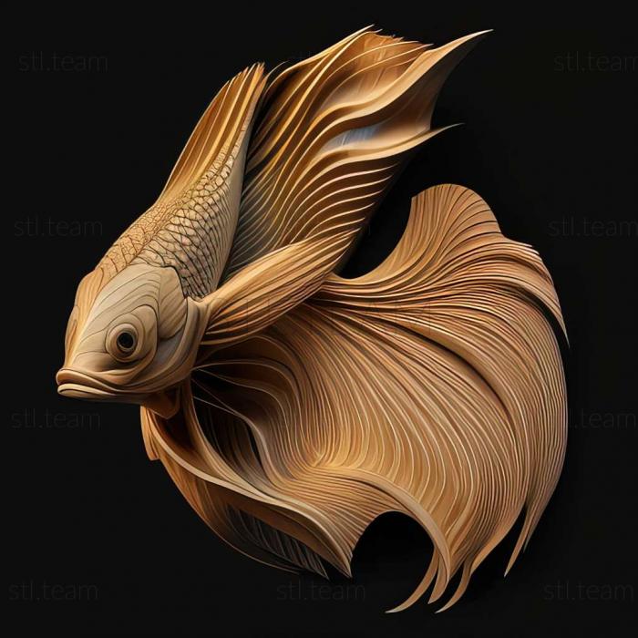 Brush  tailed fighting fish fish