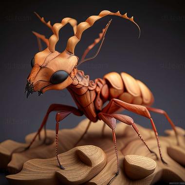 3D model Phalacromyrmex fugax (STL)