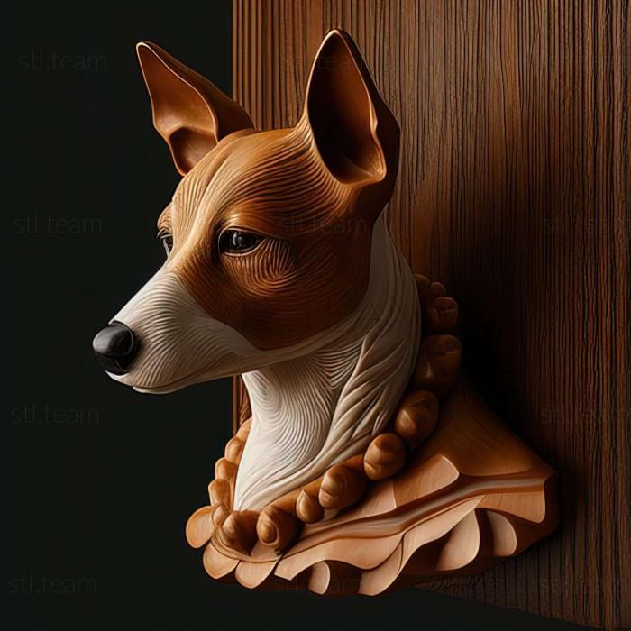 3D model Japanese Terrier dog (STL)