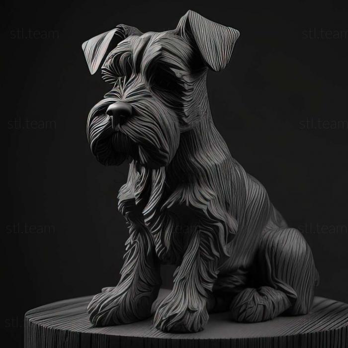 Zwergschnauzer dog