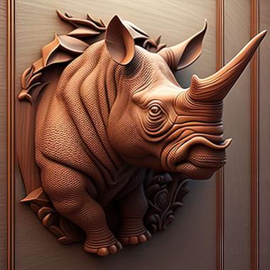 3D модель Arsinoitherium zitteli (STL)