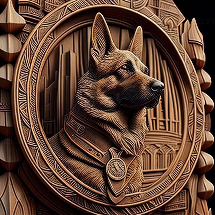 3D model Moscow Watchtower dog (STL)