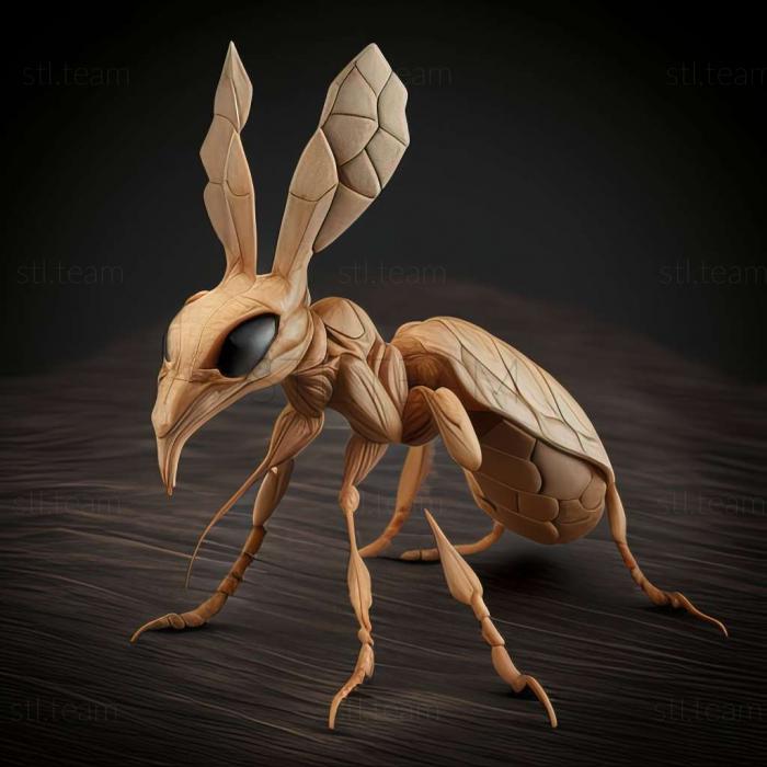 3D model Nesomyrmex capricornis (STL)