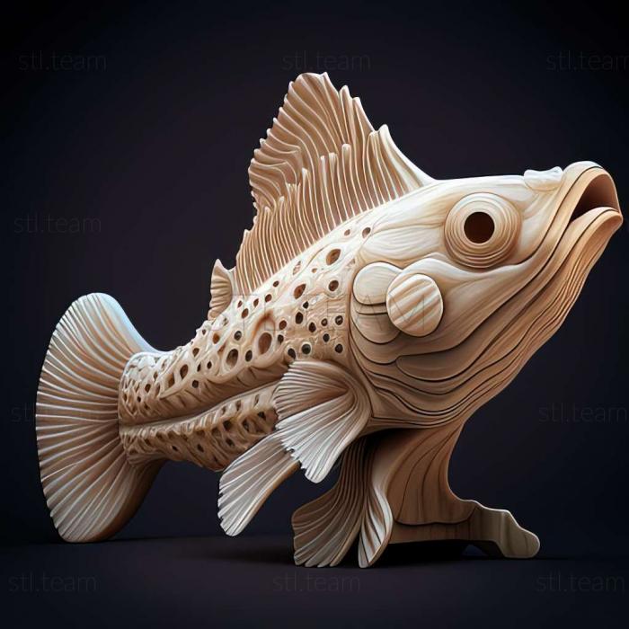 3D модель Didogobius splechtnai (STL)