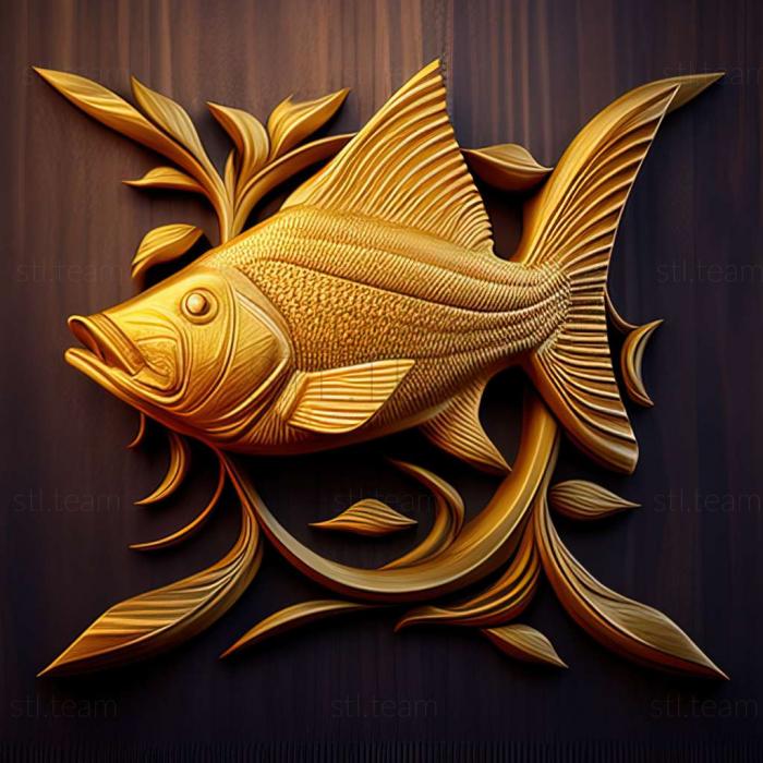 3D модель Золота рибка сом (STL)
