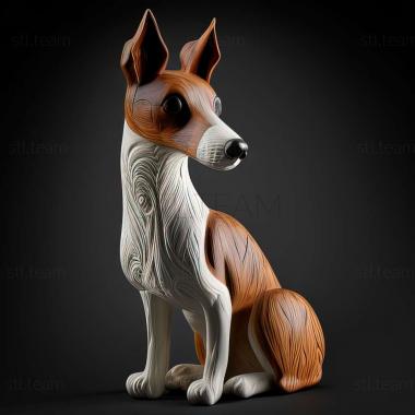 3D модель Іграшкова собака породи фокстерєр (STL)