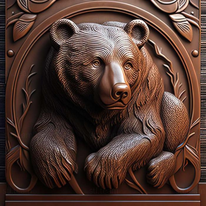 3D модель Марям ведмідь знаменита тварина (STL)