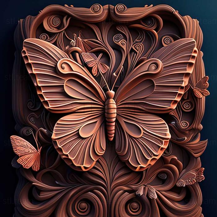 3D model Bathyraja mariposa (STL)
