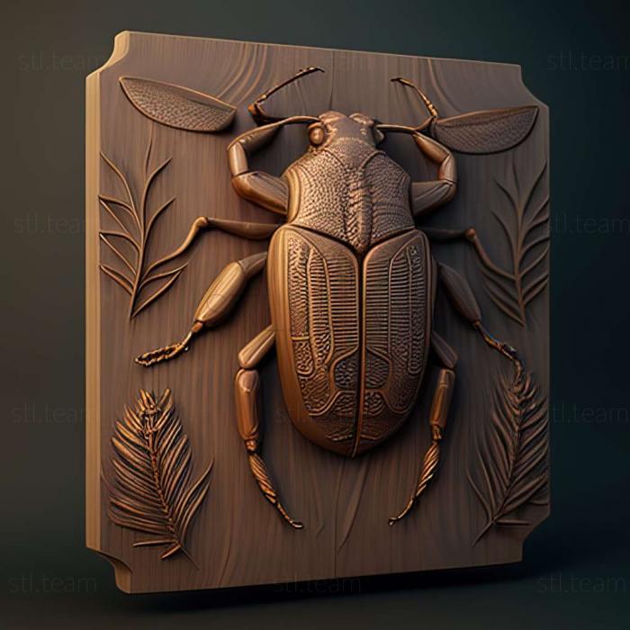 3D модель Cryptocephalus nitidus (STL)