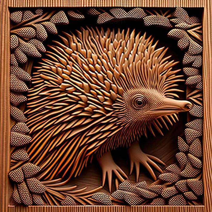 3D модель Tachyglossus aculeatus aculeatus (STL)