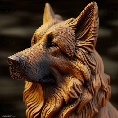 3D model Sharplaninsky Shepherd dog (STL)