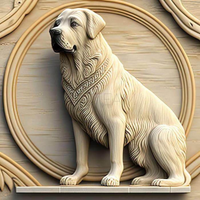 3D model Anatolian Shepherd dog (STL)