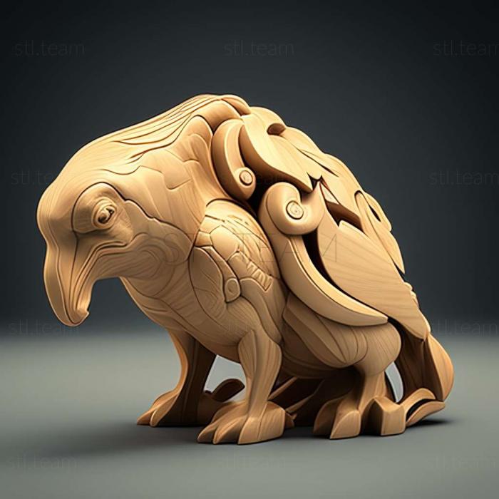 3D model An An famous animal (STL)