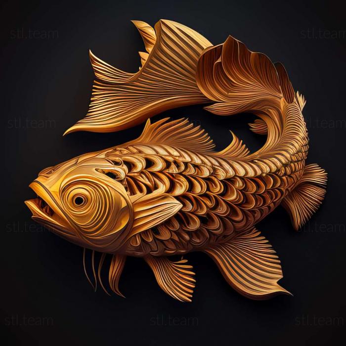 Риба золотиста стурисома