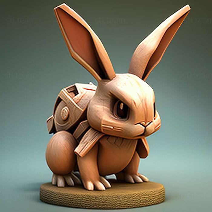 3D model Rabbit Krim from Sonic universeR (STL)