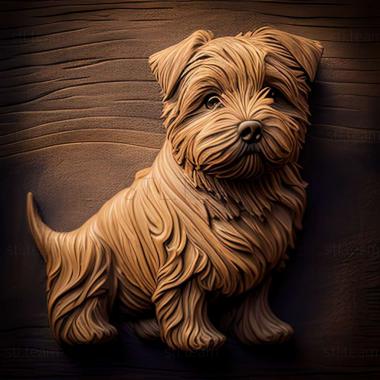 3D модель Собака породи норфолк терєр (STL)