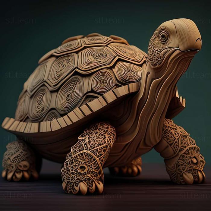 3D модель Знаменитое животное черепахи Харриет (STL)
