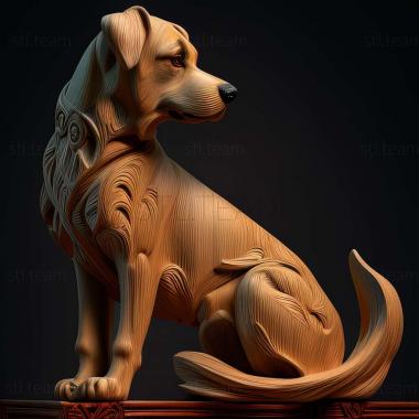 3D model Bulgarian barracks dog (STL)