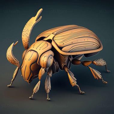 3D model Malthodes marginatus (STL)