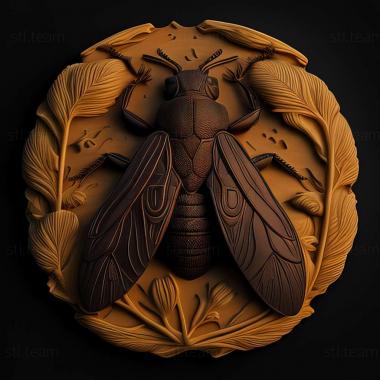 3D модель Micrutalis tripunctata (STL)