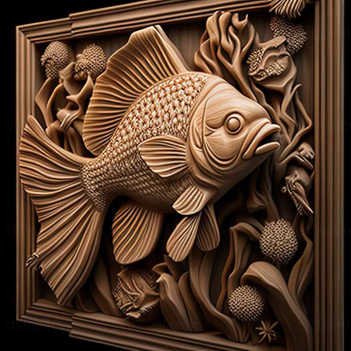 3D model Liof aquarium fish fish (STL)