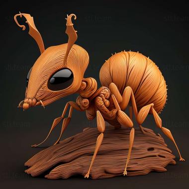 3D model Pheidole obtusopilosa (STL)