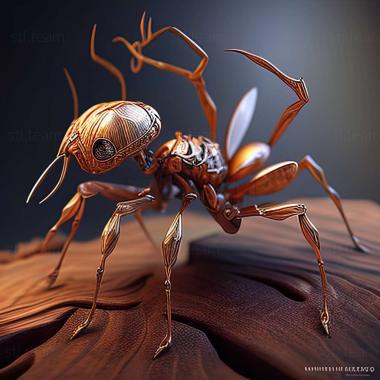 3D модель Myrmica microrubra (STL)