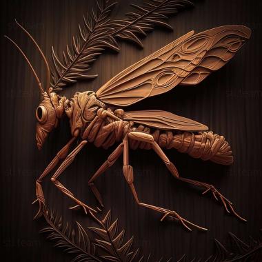 3D модель Ichneumon nigroflagellator (STL)