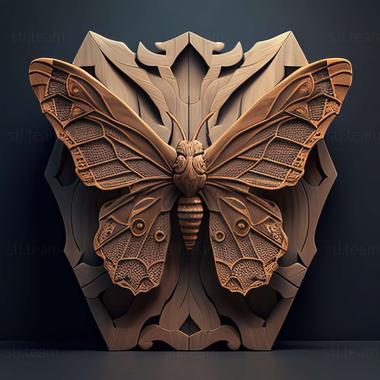 3D модель Polygonia interrogationis (STL)