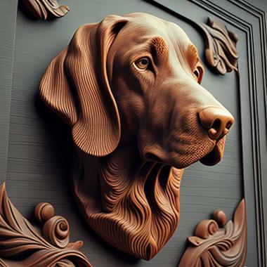 3D model The Spanish Hound dog (STL)