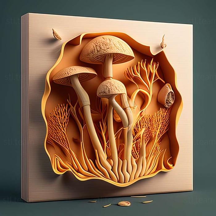 3D модель Гимнофолус грибовидный (STL)