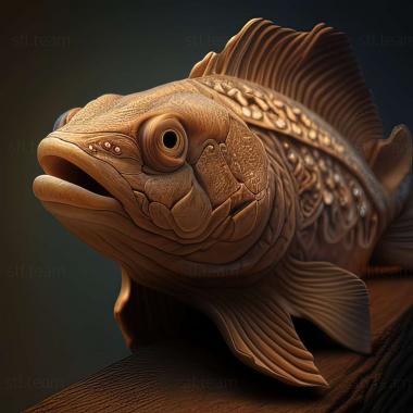 3D model Hypostomus punctatus (STL)