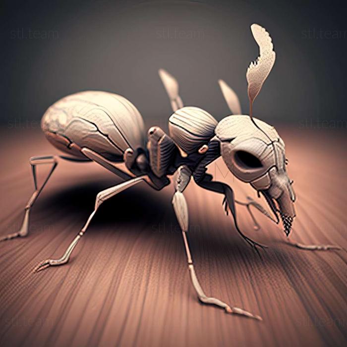 3D модель Lasius pallitarsis (STL)