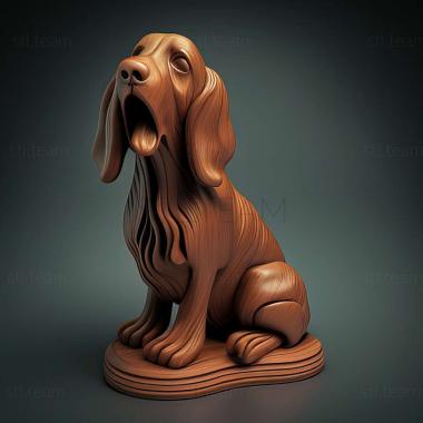 3D model Munch dog famous animal (STL)