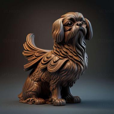 3D модель Собака грифон кортальса (STL)