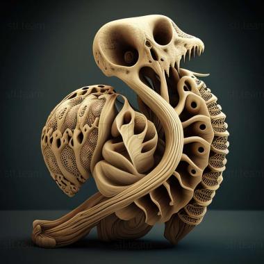 3D модель Pulmonoscorpius kirktonensis (STL)