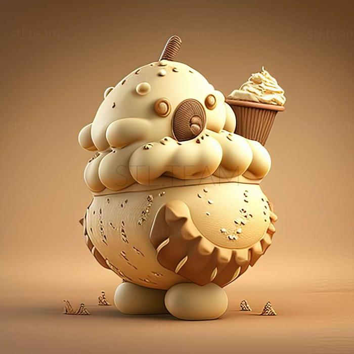 3D модель Cream Puff знаменита тварина (STL)